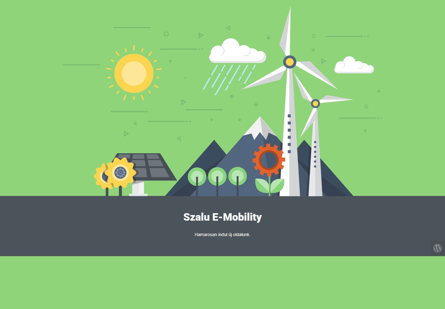 Szalu Mobility weboldal előnézete